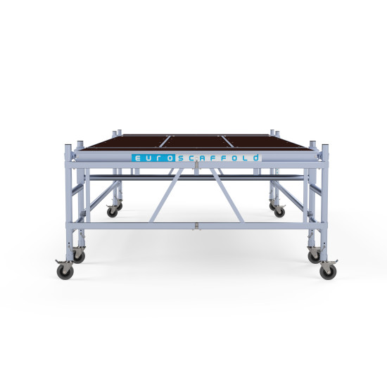 Multi platfrom folding scaffold Low 190x455 cm, 3 rungs Multi platfrom folding scaffold Low 190x455 cm, 3 rungs