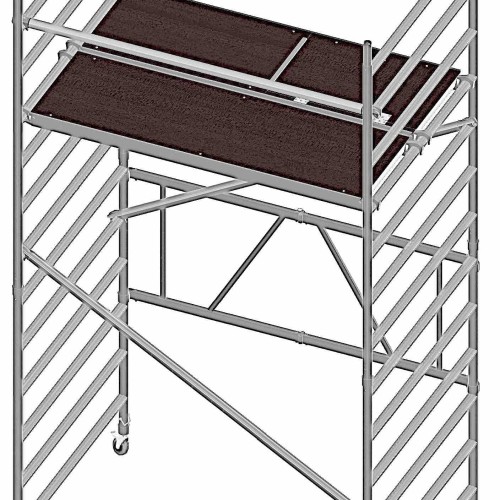 Kokkupandav Alumiiniumtorn 135х190 4,8 m töökõrgus* Kokkupandav Alumiiniumtorn 135х190 4,8 m töökõrgus*