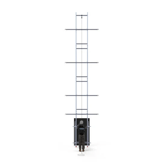 Saules paneļu pacēlējs ''Solarlift'' 190cm, 8,2m darba augstums* Saules paneļu pacēlējs ''Solarlift'' 190cm, 8,2m darba augstums*