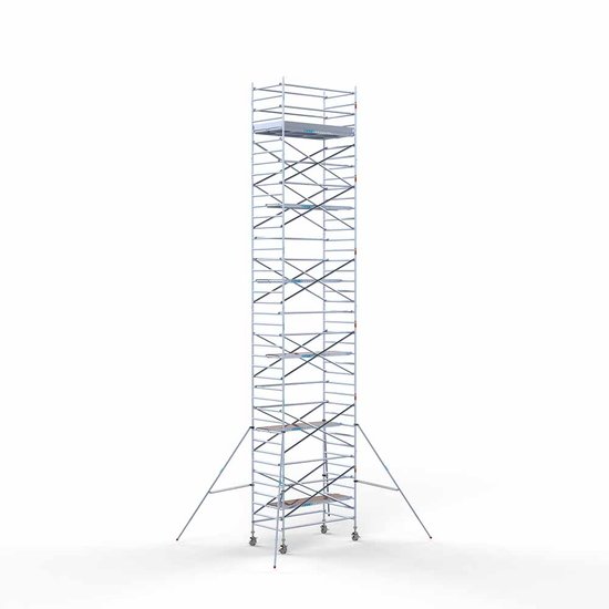 Alumīnija tornis 135х250 cm 13,2m darba augstums* Alumīnija tornis 135х250 cm 13,2m darba augstums*