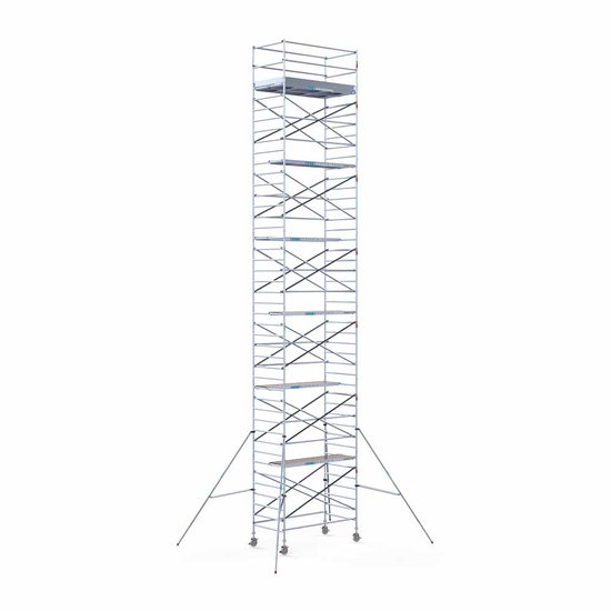 Alumīnija tornis 135х250 cm 14,2m darba augstums* Alumīnija tornis 135х250 cm 14,2m darba augstums*