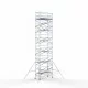 Alumīnija tornis 135х305 cm 13,2m darba augstums ar oglekļa platformu Alumīnija tornis 135х305 cm 13,2m darba augstums ar oglekļa platformu