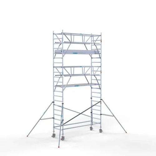 Alumīnija tornis ar margām no 2 pūsēm 90x305 7,2 m darba augstums* Carbon Alumīnija tornis ar margām no 2 pūsēm 90x305 7,2 m darba augstums* Carbon