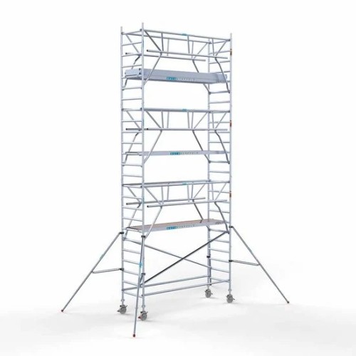 Alumīnija tornis ar margām no 2 pūsēm 90x305 8,2 m darba augstums* Carbon Alumīnija tornis ar margām no 2 pūsēm 90x305 8,2 m darba augstums* Carbon