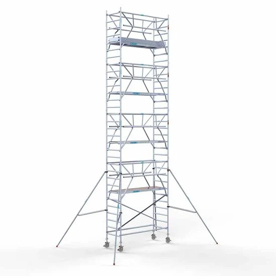 Alumīnija tornis 90х250 cm 10,2m darba augstums* salokāmas margas no 2 pusēm Alumīnija tornis 90х250 cm 10,2m darba augstums* salokāmas margas no 2 pusēm