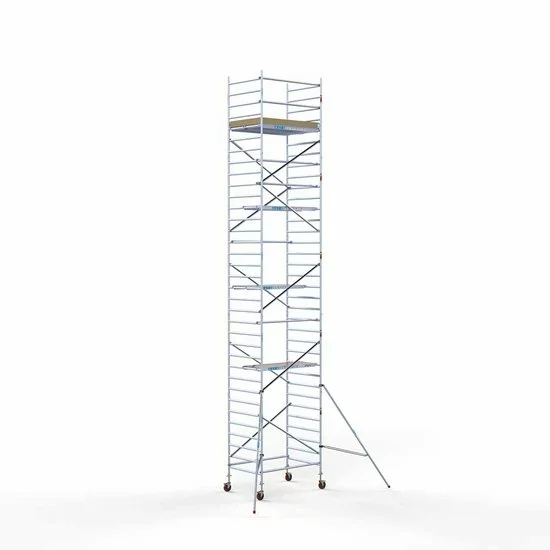 Alumīnija tornis 135х190 cm 11,2m darba augstums* Alumīnija tornis 135х190 cm 11,2m darba augstums*