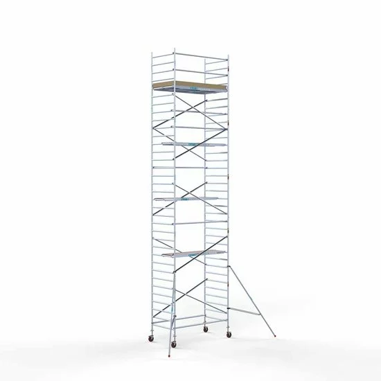 Alumīnija tornis 135х250 cm 11,2m darba augstums* Alumīnija tornis 135х250 cm 11,2m darba augstums*