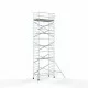 Alumīnija tornis 135х305 cm 11,2m darba augstums*