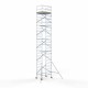 Alumīnija tornis 135х190 cm 12,2m darba augstums* ar oglekļa platformu Alumīnija tornis 135х190 cm 12,2m darba augstums* ar oglekļa platformu