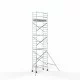 Alumīnija tornis 90х190 cm 9,2m darba augstums*