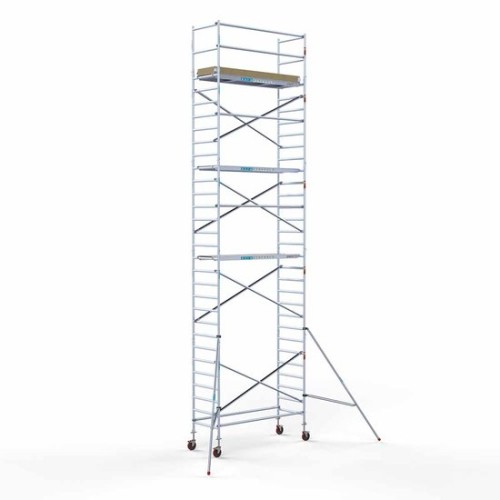 Alumīnija tornis 90х250 cm 10,2m darba augstums* ar oglekļa platformu Alumīnija tornis 90х250 cm 10,2m darba augstums* ar oglekļa platformu