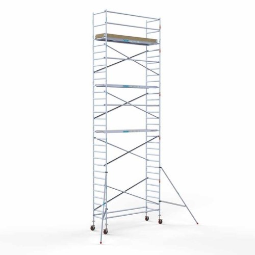 Alumīnija tornis 135х305 cm 10,2m darba augstums* ar oglekļa platformu Alumīnija tornis 135х305 cm 10,2m darba augstums* ar oglekļa platformu