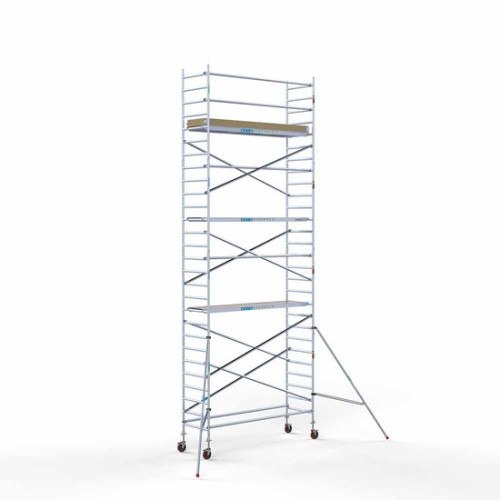 Alumīnija tornis 135х305 cm 9,2m darba augstums* ar oglekļa platformu Alumīnija tornis 135х305 cm 9,2m darba augstums* ar oglekļa platformu