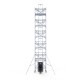 Alumīnija tornis 135х250 cm 12,2m darba augstums* ar liftu saules paneļiem Alumīnija tornis 135х250 cm 12,2m darba augstums* ar liftu saules paneļiem