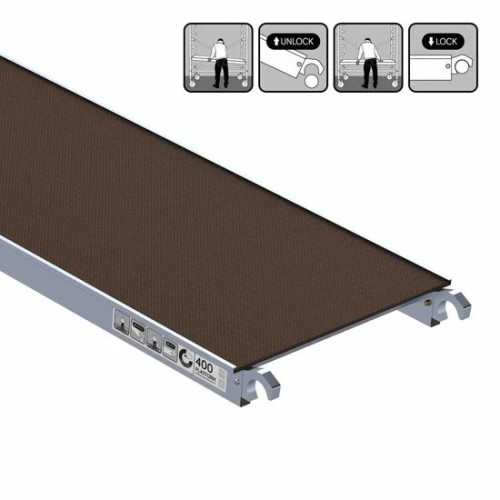 Platforma bez lūkas 400x60 cm