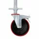 Gumijas ritenis 200 mm ar tērauda spindeli 40 cm Gumijas ritenis 200 mm ar tērauda spindeli 40 cm