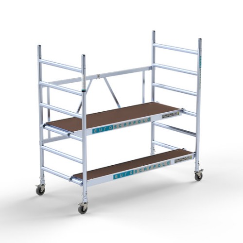 Складная алюминиевая вышка 90х190 3 м рабочая высота* + узкая платформа 30см