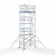 Alumīnija tornis 135х250 cm 8,2m darba augstums* salokāmas margas no 2 pusēm Alumīnija tornis 135х250 cm 8,2m darba augstums* salokāmas margas no 2 pusēm