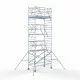 Alumīnija tornis 135х250 cm 8,2m darba augstums* salokāmas margas no 2 pusēm Alumīnija tornis 135х250 cm 8,2m darba augstums* salokāmas margas no 2 pusēm