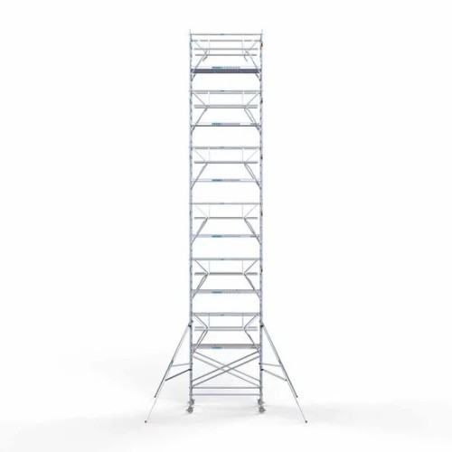 Alumīnija tornis 135х250 cm 14,2m darba augstums* salokāmas margas no 2 pusēm Alumīnija tornis 135х250 cm 14,2m darba augstums* salokāmas margas no 2 pusēm