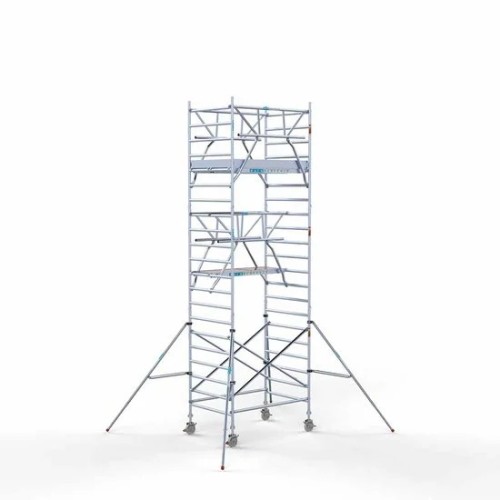 Alumīnija tornis 135х190 cm 7,2m darba augstums* salokāmas margas no 2 pusēm Alumīnija tornis 135х190 cm 7,2m darba augstums* salokāmas margas no 2 pusēm