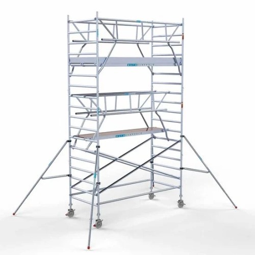 Alumīnija tornis 135х305 cm 6,2m darba augstums* ar oglekļa platformu + salokāmas margas no 2 pusēm Alumīnija tornis 135х305 cm 6,2m darba augstums* ar oglekļa platformu + salokāmas margas no 2 pusēm