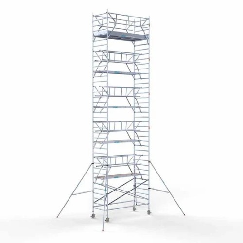 Alumīnija tornis 135х305 cm 12,2m darba augstums* ar oglekļa platformu + salokāmas margas no 2 pusēm Alumīnija tornis 135х305 cm 12,2m darba augstums* ar oglekļa platformu + salokāmas margas no 2 pusēm