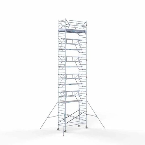 Alumīnija tornis 135х305 cm 13,2m darba augstums* salokāmas margas no 2 pusēm Alumīnija tornis 135х305 cm 13,2m darba augstums* salokāmas margas no 2 pusēm