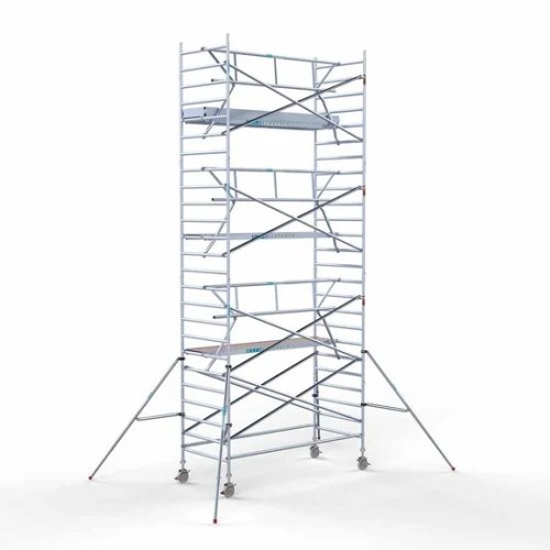 Alumīnija tornis 135х305 cm 8,2m darba augstums* salokāmas margas no 1 puses Alumīnija tornis 135х305 cm 8,2m darba augstums* salokāmas margas no 1 puses