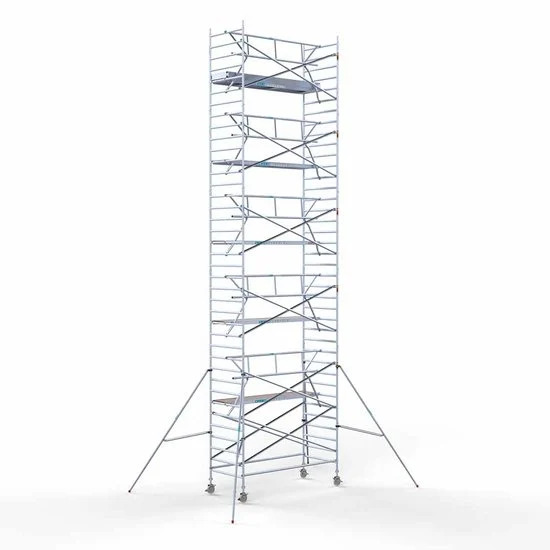 Alumīnija tornis 135х305 cm 12,2m darba augstums* salokāmas margas no 1 puses Alumīnija tornis 135х305 cm 12,2m darba augstums* salokāmas margas no 1 puses
