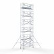 Alumīnija tornis 135х305 cm 12,2m darba augstums* salokāmas margas no 1 puses Alumīnija tornis 135х305 cm 12,2m darba augstums* salokāmas margas no 1 puses