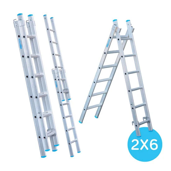 Divu sekciju kāpnes 2x6 pakāpieni Divu sekciju kāpnes 2x6 pakāpieni