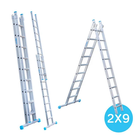 Kaheosaline redel 2x9 Kaheosaline redel 2x9