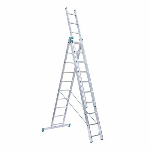 Домашняя трёхсекционная лестница 10 ступеней