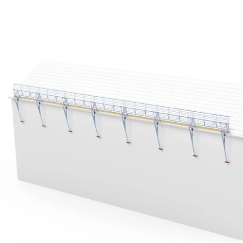 Safety Guard Systems jumta malu aizsardzība 21 metri Safety Guard Systems jumta malu aizsardzība 21 metri