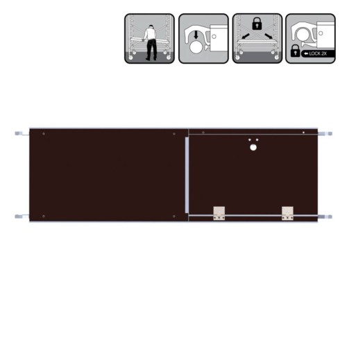 Платформа с люком 140x60 см