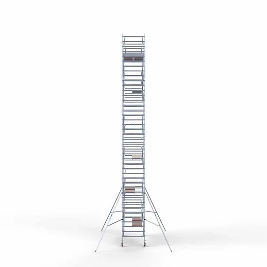 Alumīnija tornis 135х305 cm 13,2m darba augstums ar oglekļa platformu Alumīnija tornis 135х305 cm 13,2m darba augstums ar oglekļa platformu