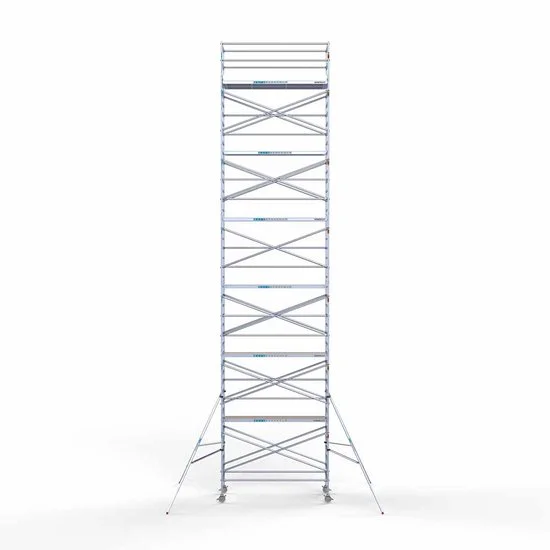 Alumīnija tornis 135х305 cm 14,2m darba augstums* ar oglekļa platformu Alumīnija tornis 135х305 cm 14,2m darba augstums* ar oglekļa platformu