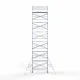 Alumīnija tornis 135х305 cm 14,2m darba augstums* ar oglekļa platformu