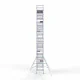 Alumīnija tornis 135х305 cm 14,2m darba augstums* ar oglekļa platformu