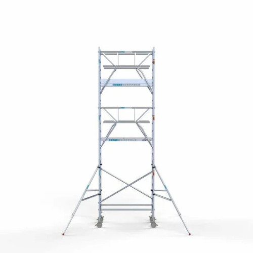 Alumīnija tornis ar margām no 2 pūsēm 90x190 7,2 m darba augstums* Carbon Alumīnija tornis ar margām no 2 pūsēm 90x190 7,2 m darba augstums* Carbon