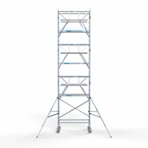 Alumīnija tornis ar margām no 2 pūsēm 90x190 8,2 m darba augstums* Carbon Alumīnija tornis ar margām no 2 pūsēm 90x190 8,2 m darba augstums* Carbon