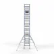 Alumīnija tornis 90х250 cm 8,2m darba augstums* salokāmas margas no 2 pusēm