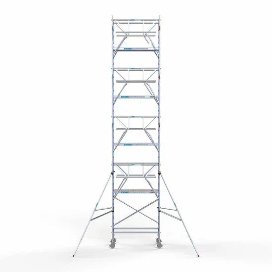 Alumīnija tornis 90х190 cm 10,2m darba augstums* salokāmas margas no 2 pusēm Alumīnija tornis 90х190 cm 10,2m darba augstums* salokāmas margas no 2 pusēm