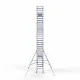 Alumīnija tornis 90х190 cm 10,2m darba augstums* salokāmas margas no 2 pusēm Alumīnija tornis 90х190 cm 10,2m darba augstums* salokāmas margas no 2 pusēm