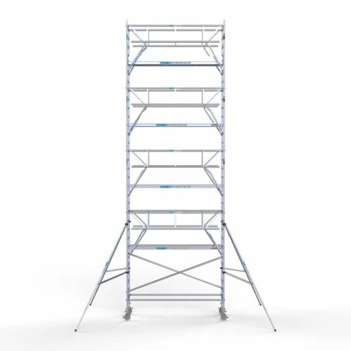 Alumīnija tornis ar margām no 2 pūsēm 90x305 10,2 m darba augstums* Carbon Alumīnija tornis ar margām no 2 pūsēm 90x305 10,2 m darba augstums* Carbon