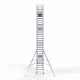Alumīnija tornis 90х305 cm 10,2m darba augstums* salokāmas margas no 2 pusēm Alumīnija tornis 90х305 cm 10,2m darba augstums* salokāmas margas no 2 pusēm