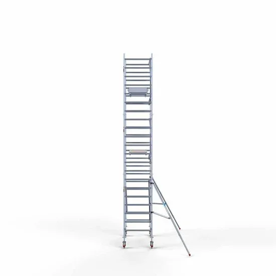 Alumīnija tornis 75х190 cm 7,2m darba augstums* salokāmas margas no 1 puses Alumīnija tornis 75х190 cm 7,2m darba augstums* salokāmas margas no 1 puses
