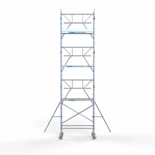 Alumīnija tornis 75х190 cm 8,2m darba augstums* salokāmas margas no 1 puses Alumīnija tornis 75х190 cm 8,2m darba augstums* salokāmas margas no 1 puses