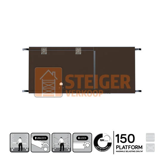 Platforma ar lūku 150 cm Platforma ar lūku 150 cm